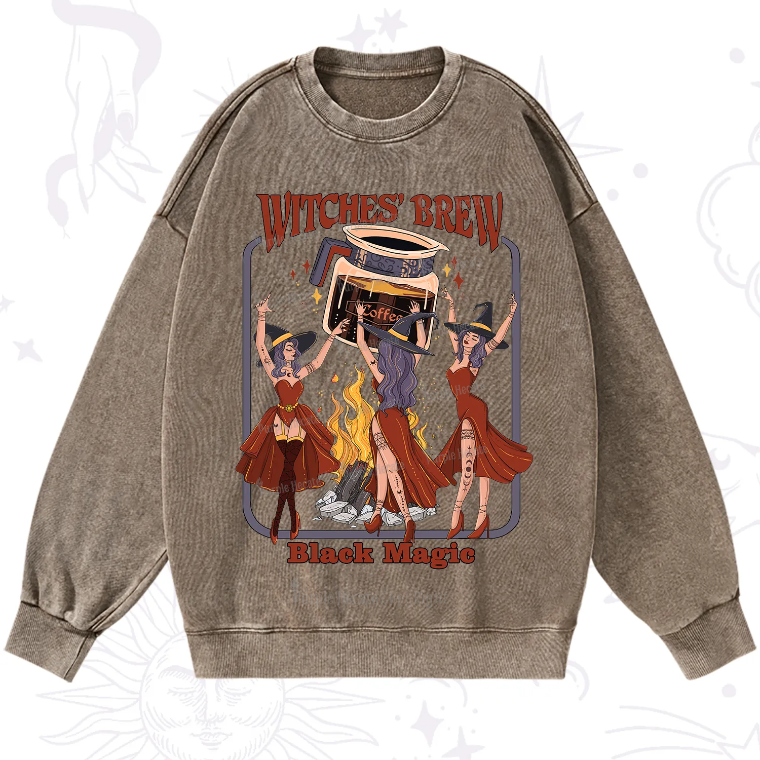 Purplehecate Witches' Brew Washed Sweatshirt