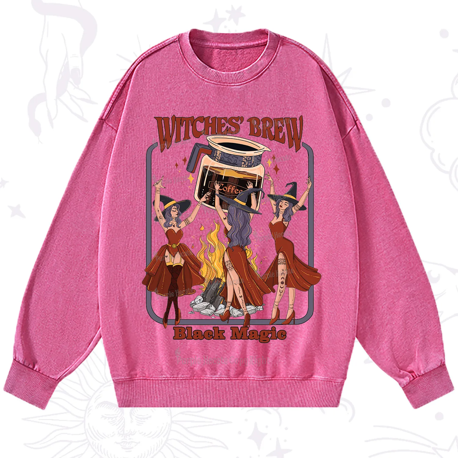 Purplehecate Witches' Brew Washed Sweatshirt