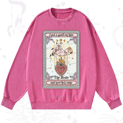 Purplehecate I Put A Spell On Him And Now He's Mine Washed Sweatshirt