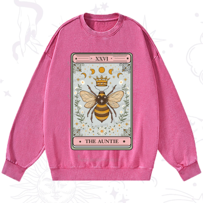 Purplehecate The Auntie Tarot Washed Sweatshirt