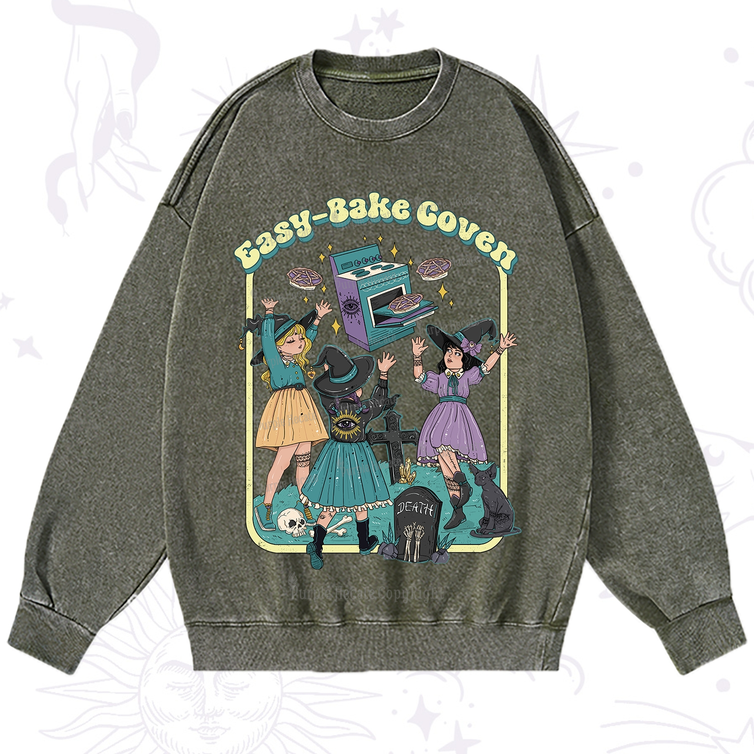 Purplehecate Easy Bake Coven Sweatshirt