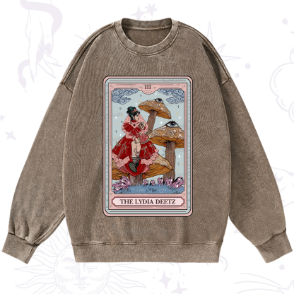 Purplehecate The Lydia Deetz Tarot Washed Sweatshirt