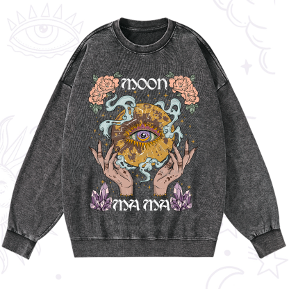 Purplehecate Moon Mama Washed Sweatshirt