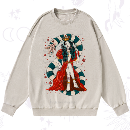 Purplehecate Queen of the Sandworms Washed Sweatshirt