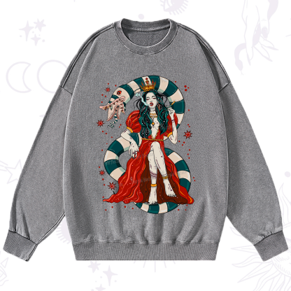 Purplehecate Queen of the Sandworms Washed Sweatshirt