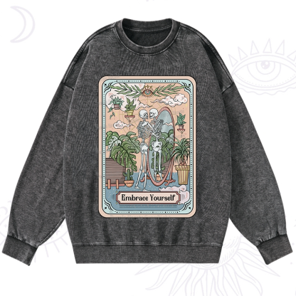 Purplehecate The Embrace Yourself Tarot Sweatshirt