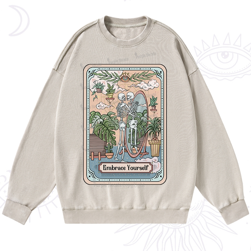Purplehecate The Embrace Yourself Tarot Sweatshirt