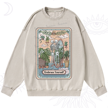 Purplehecate The Embrace Yourself Tarot Sweatshirt