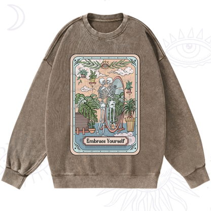 Purplehecate The Embrace Yourself Tarot Sweatshirt