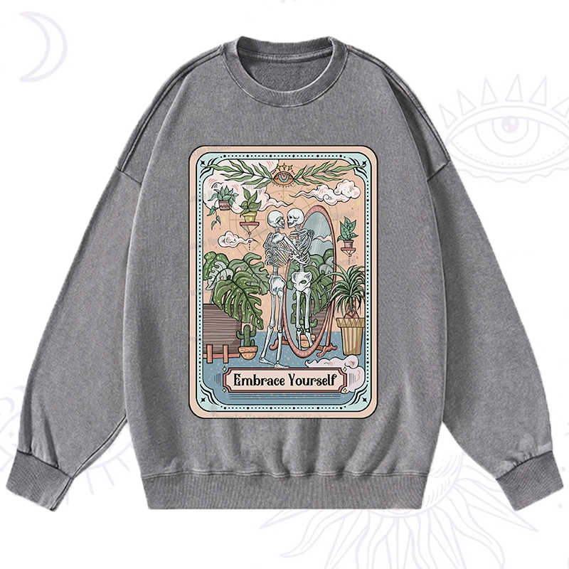Purplehecate The Embrace Yourself Tarot Sweatshirt