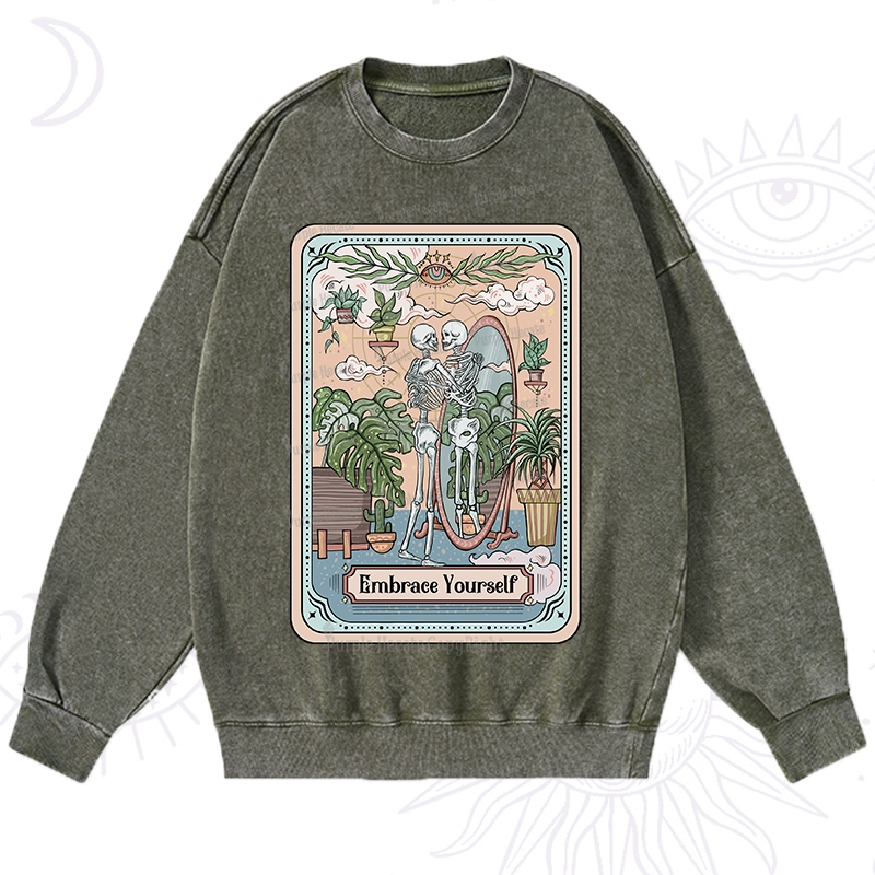 Purplehecate The Embrace Yourself Tarot Sweatshirt