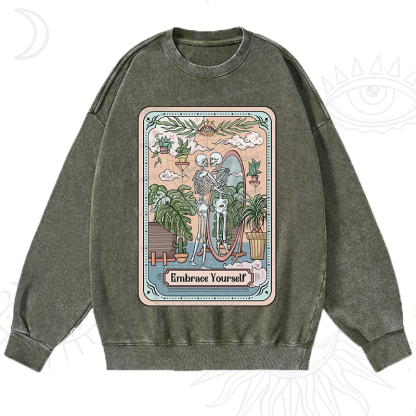 Purplehecate The Embrace Yourself Tarot Sweatshirt