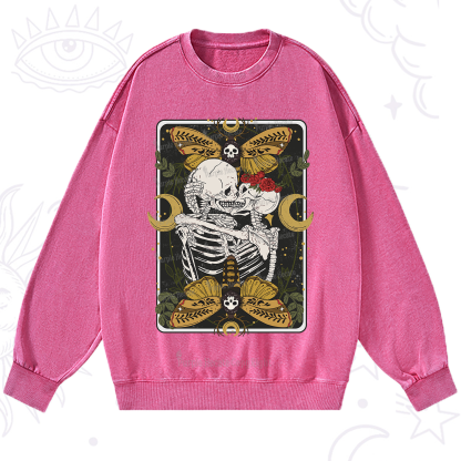 Purplehecate Deathless Moonlit Love Washed Sweatshirt