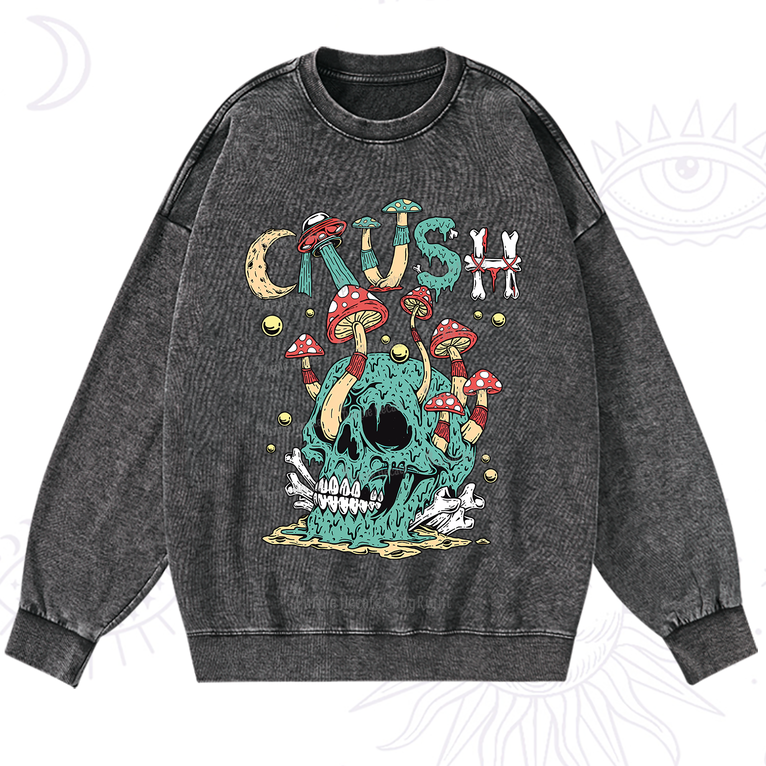 Purplehecate Crush Washed Sweatshirt