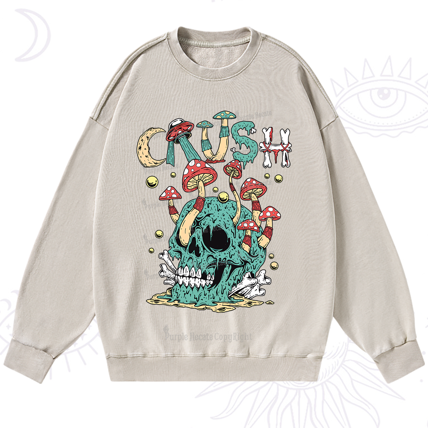 Purplehecate Crush Washed Sweatshirt