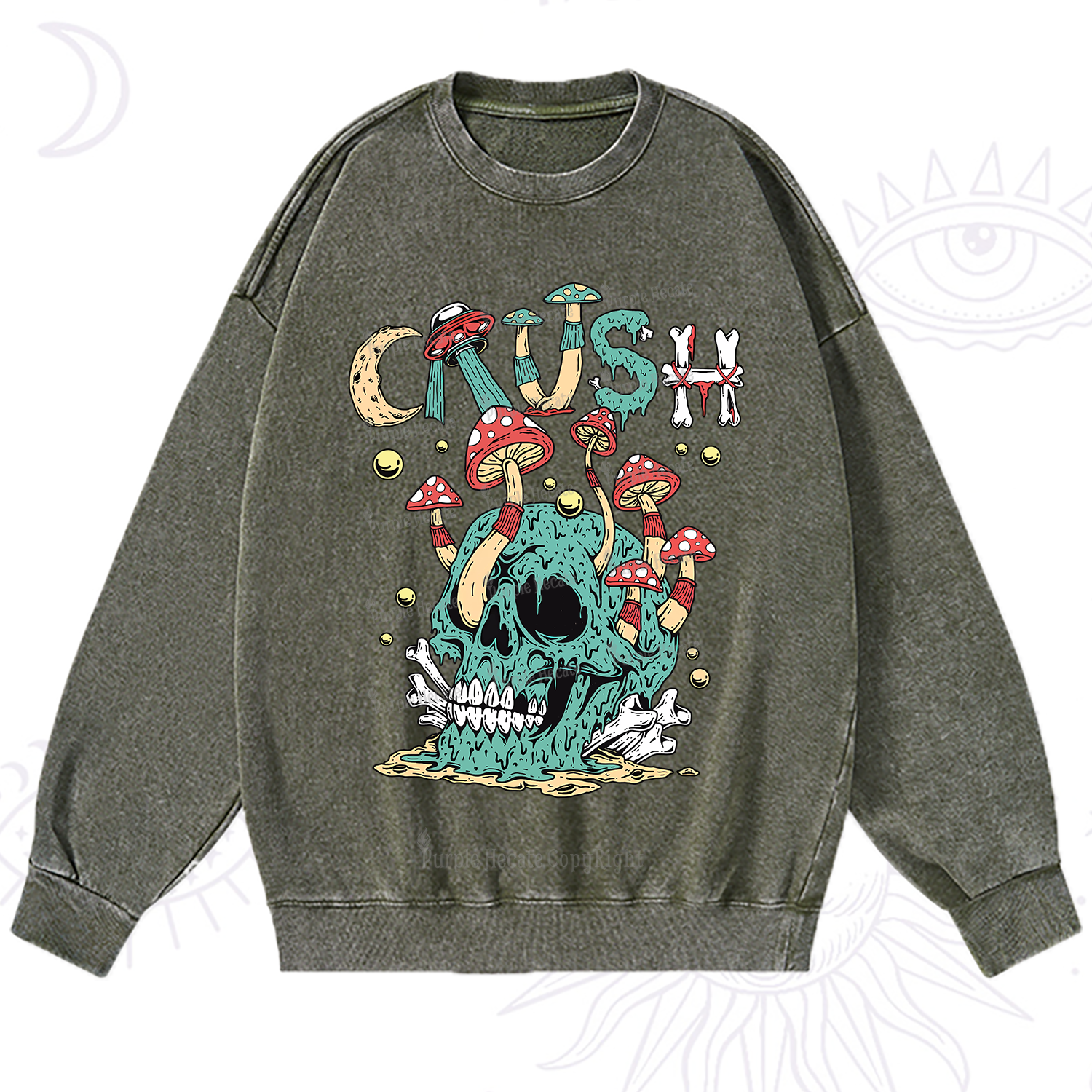 Purplehecate Crush Washed Sweatshirt