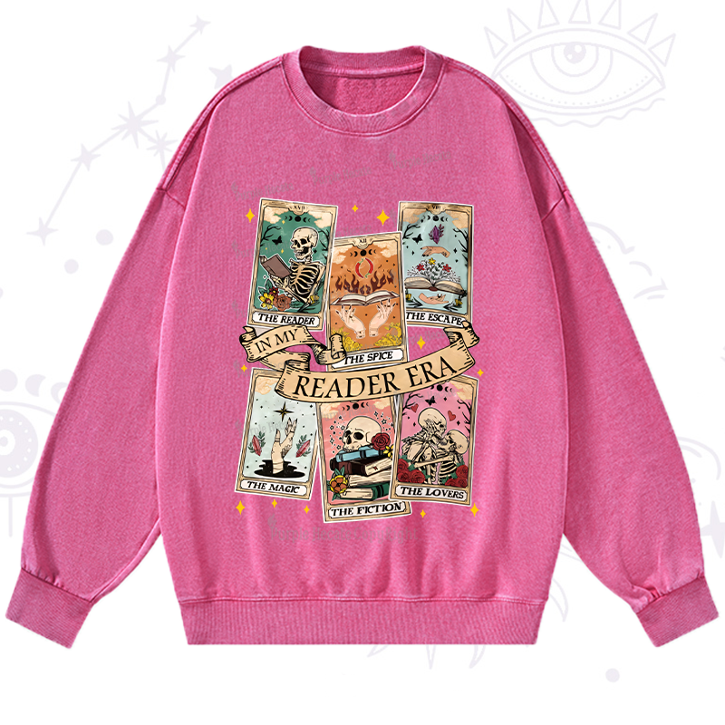Purplehecate In My Reader Era Washed Sweatshirt