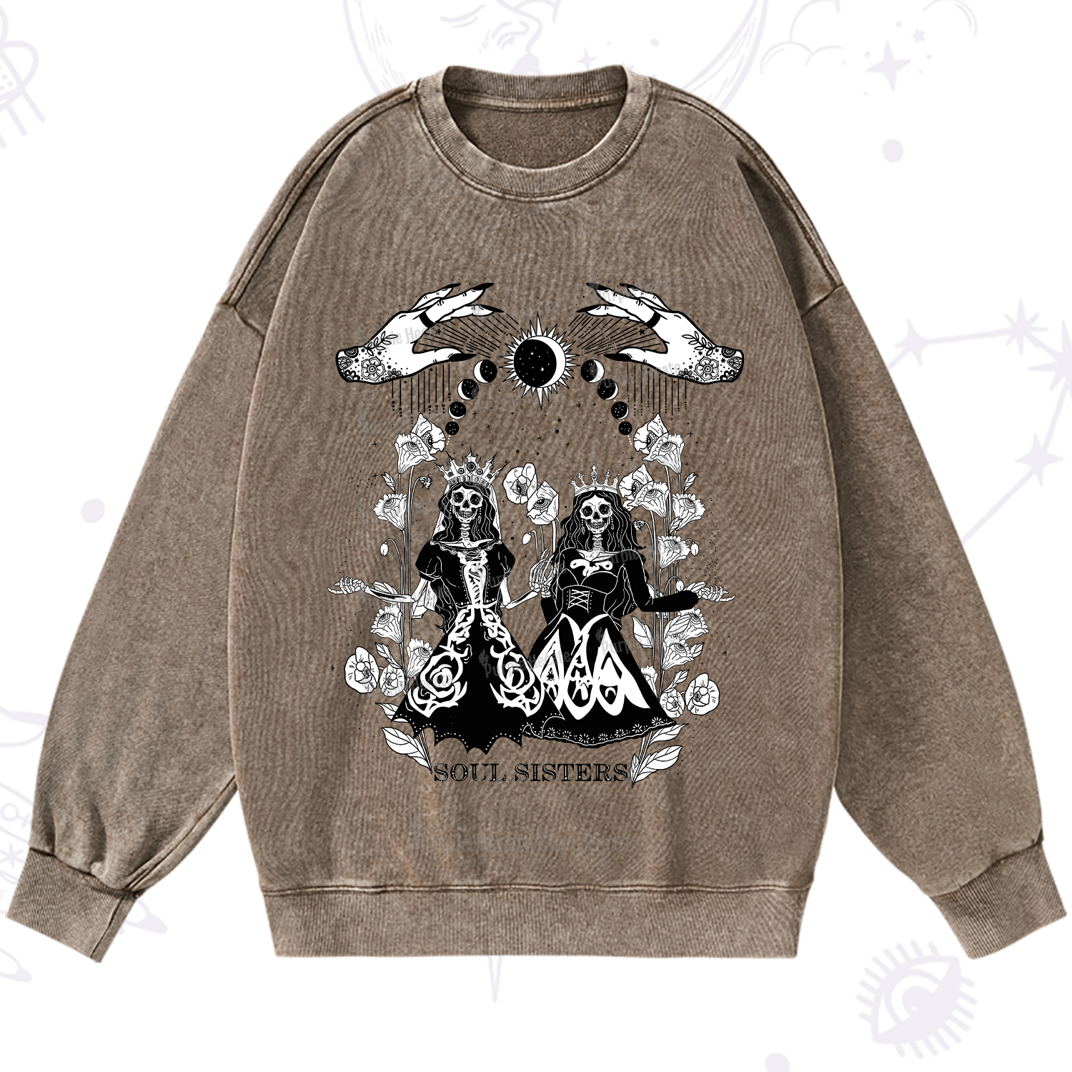 Purplehecate Soul Sister Washed Sweatshirt