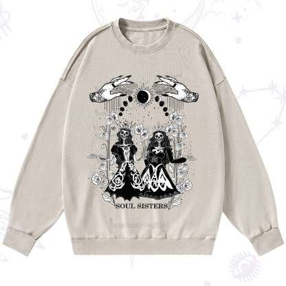 Purplehecate Soul Sister Washed Sweatshirt