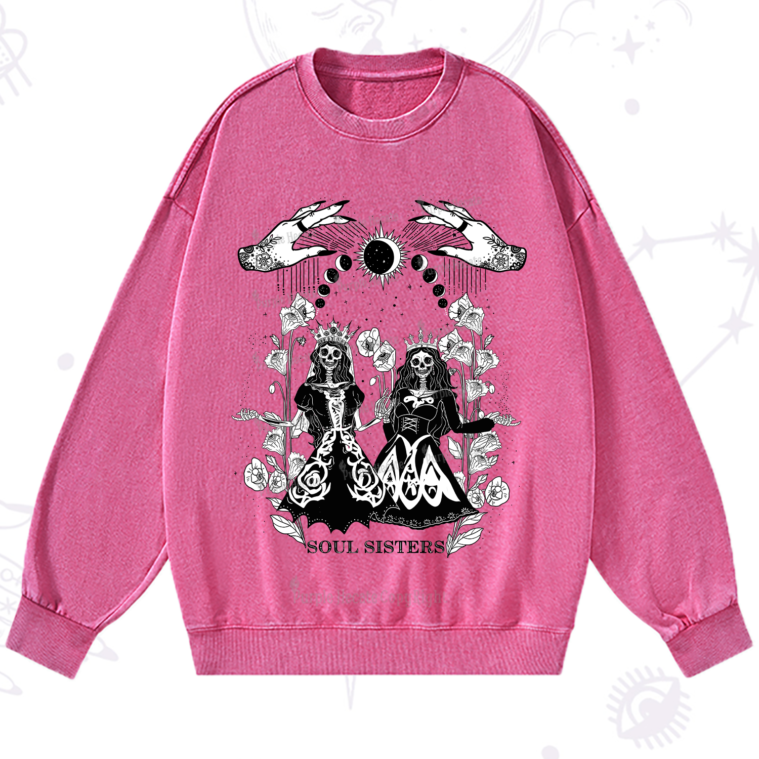 Purplehecate Soul Sister Washed Sweatshirt