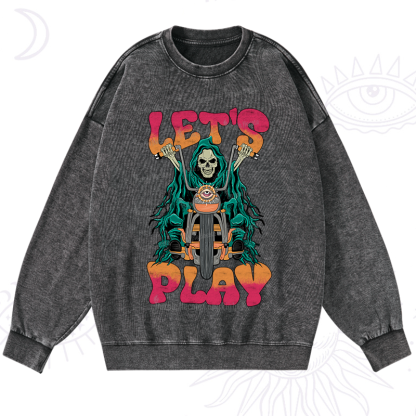 Purplehecate Let's Play Washed Sweatshirt