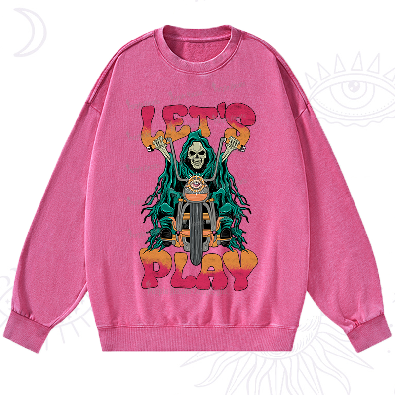 Purplehecate Let's Play Washed Sweatshirt