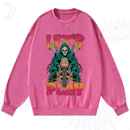 Purplehecate Let's Play Washed Sweatshirt