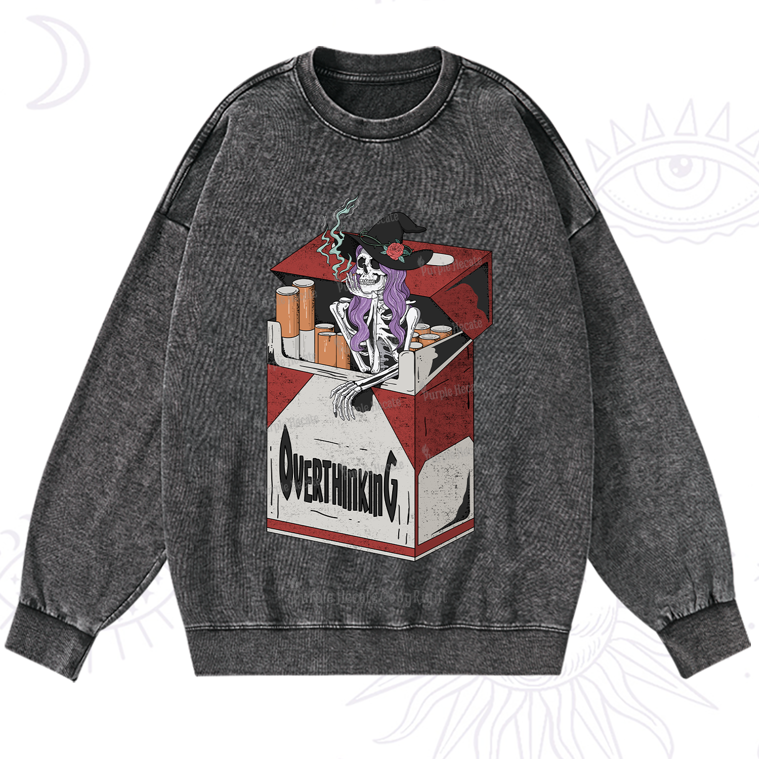 Purplehecate Overthinking Washed Sweatshirt