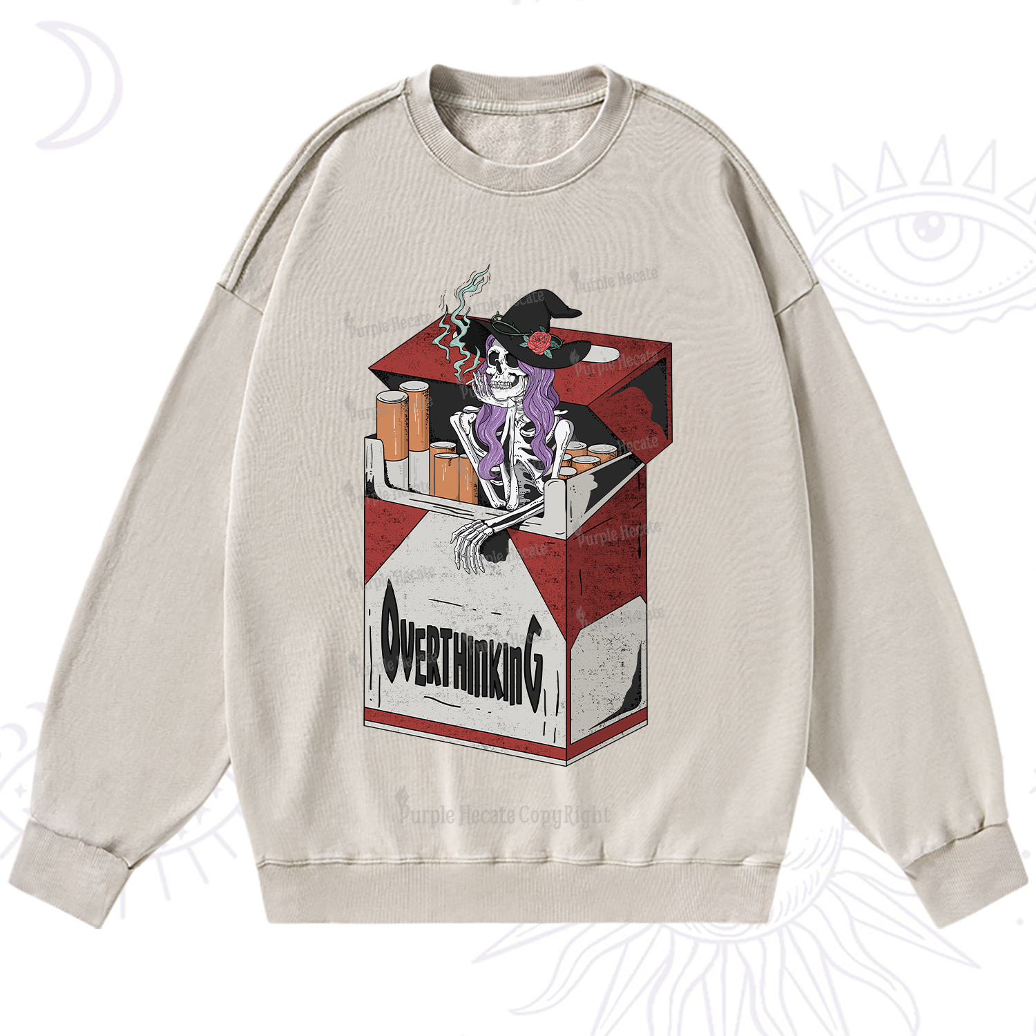 Purplehecate Overthinking Washed Sweatshirt