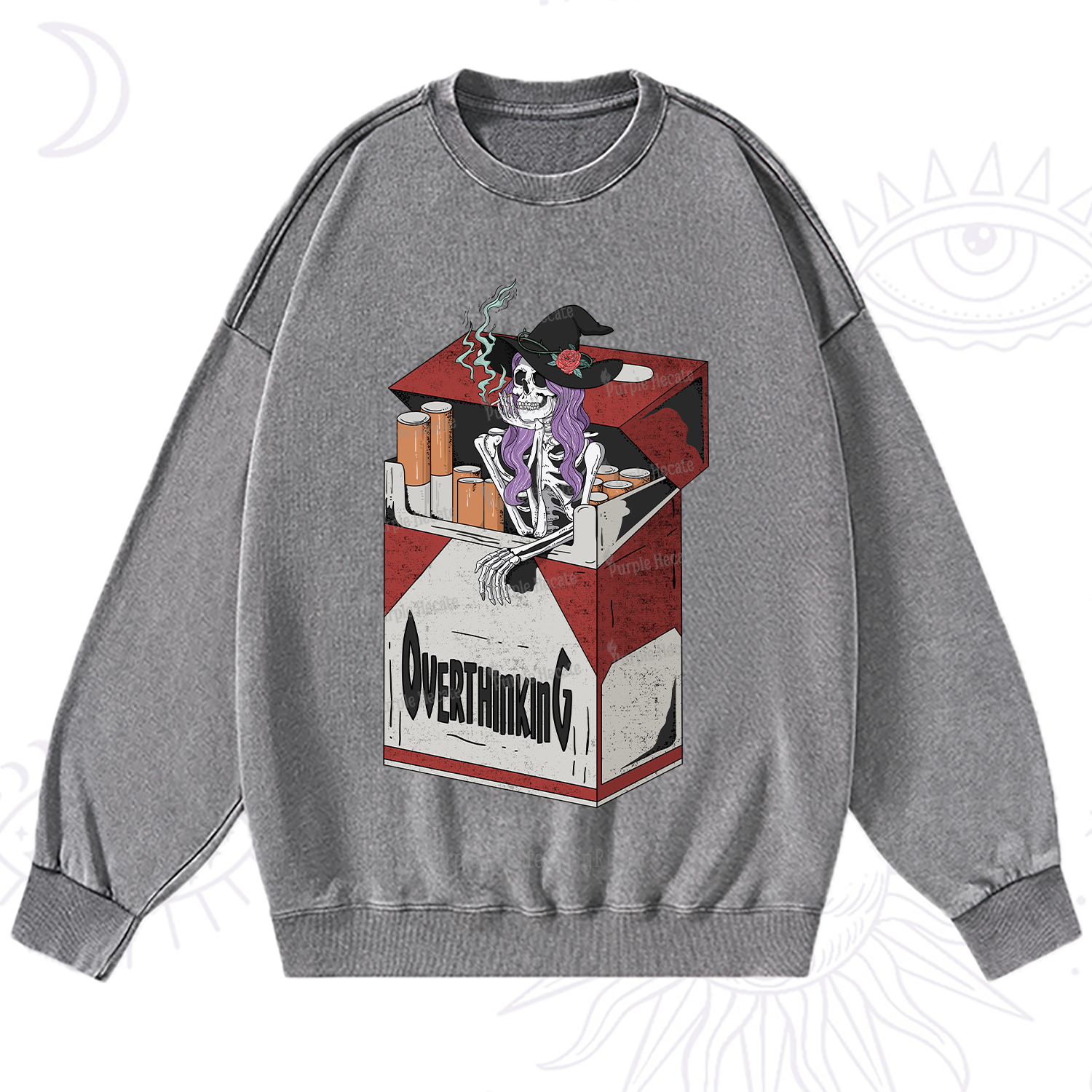 Purplehecate Overthinking Washed Sweatshirt