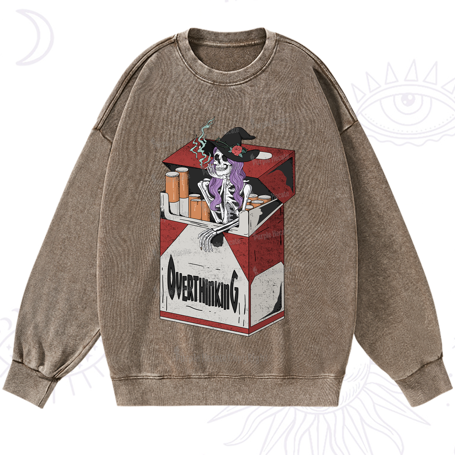 Purplehecate Overthinking Washed Sweatshirt