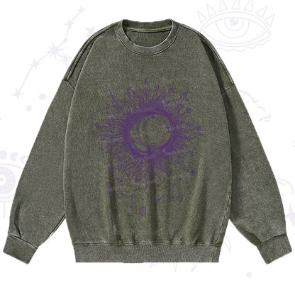 Purplehecate Starry Eye Washed Sweatshirt