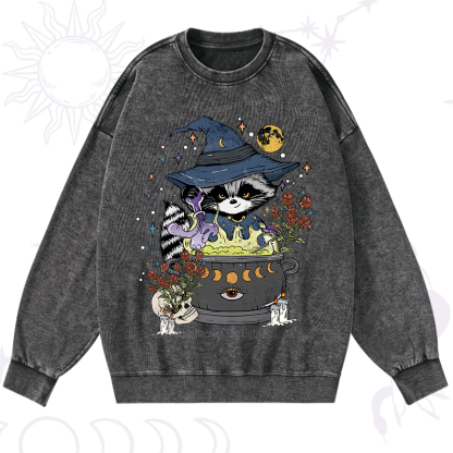 Alchemy Journey of the Raccoon Washed Sweatshirt
