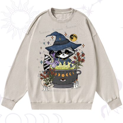 Alchemy Journey of the Raccoon Washed Sweatshirt