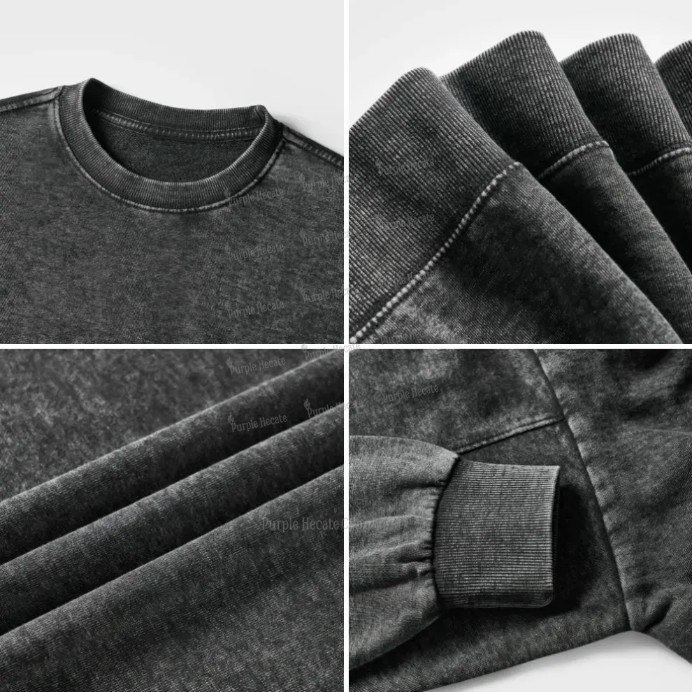 Purplehecate Celestial Sun Washed Sweatshirt