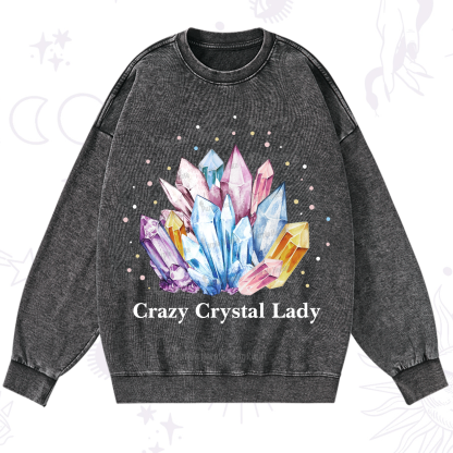 Purplehecate Crazy Crystal Washed Sweatshirt