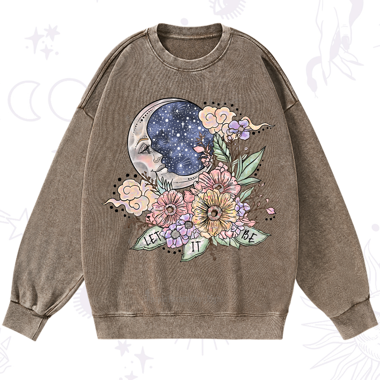 Purplehecate Let It Be Washed Sweatshirt
