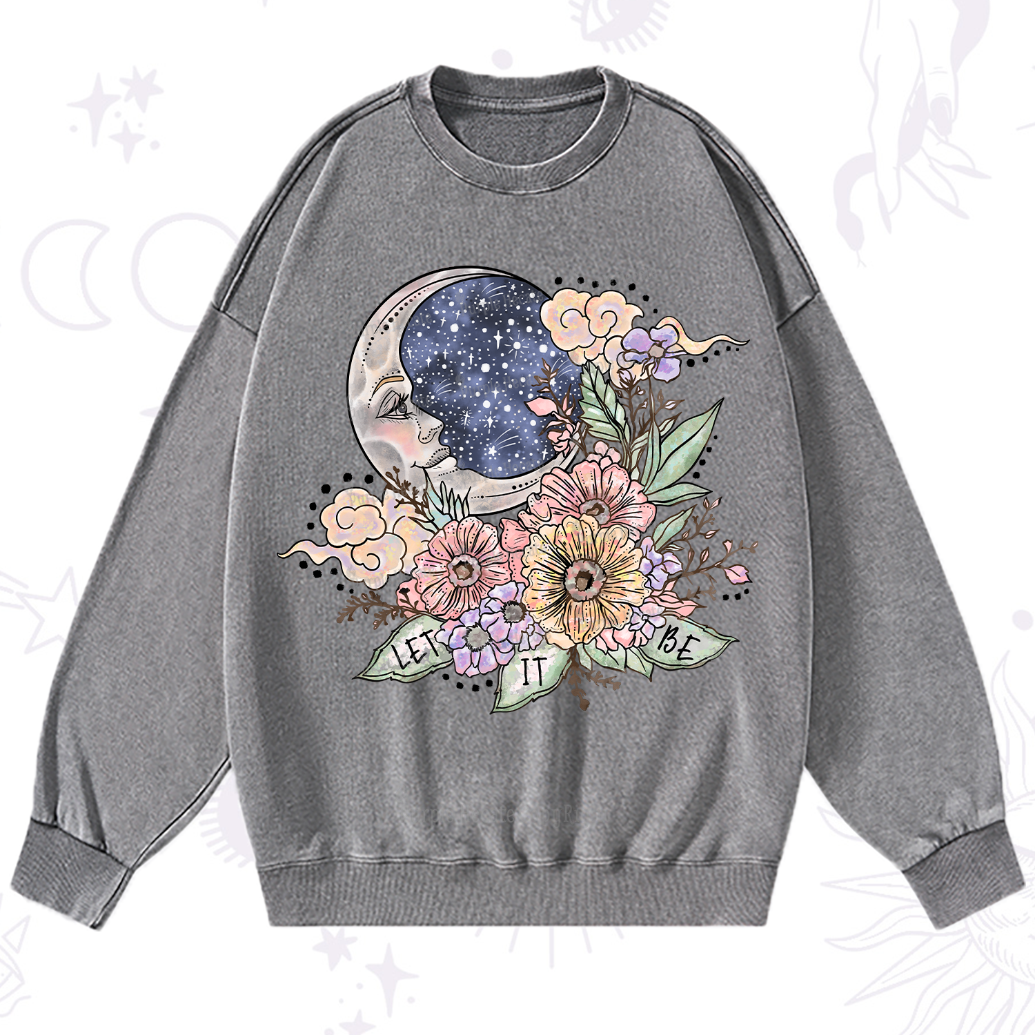 Purplehecate Let It Be Washed Sweatshirt