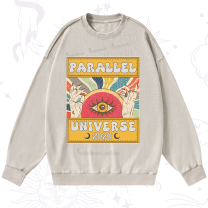 Purplehecate Parallel Universe Washed Sweatshirt