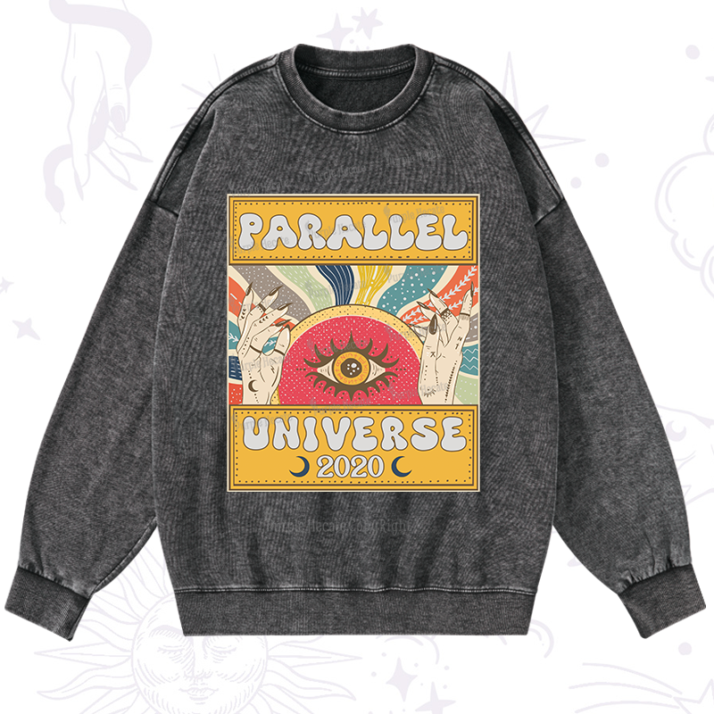 Purplehecate Parallel Universe Washed Sweatshirt