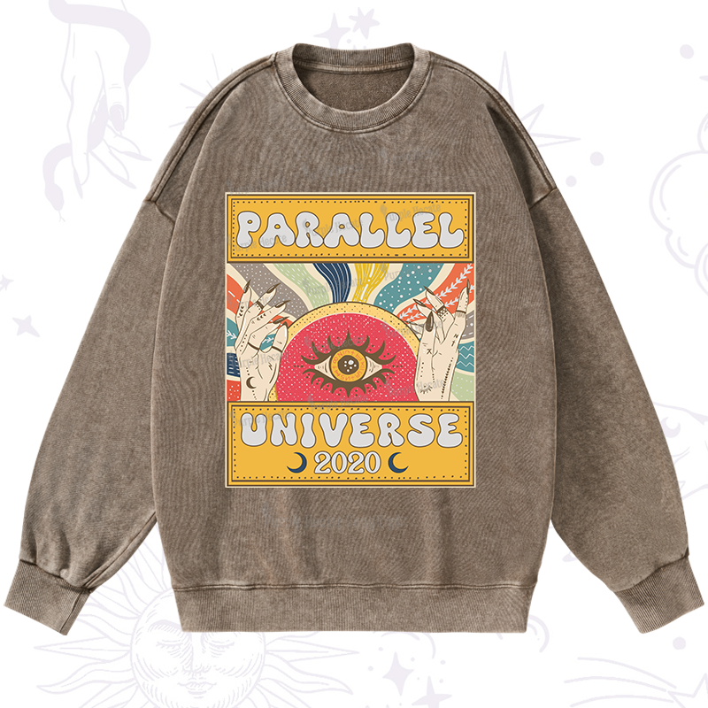Purplehecate Parallel Universe Washed Sweatshirt