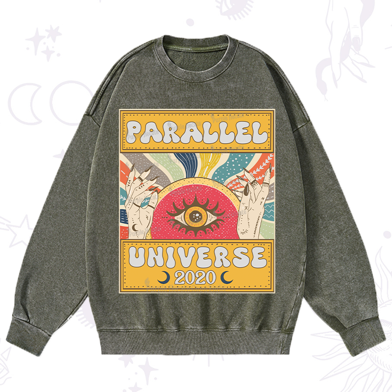 Purplehecate Parallel Universe Washed Sweatshirt