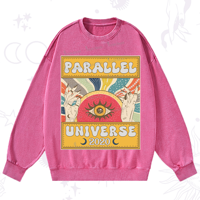 Purplehecate Parallel Universe Washed Sweatshirt