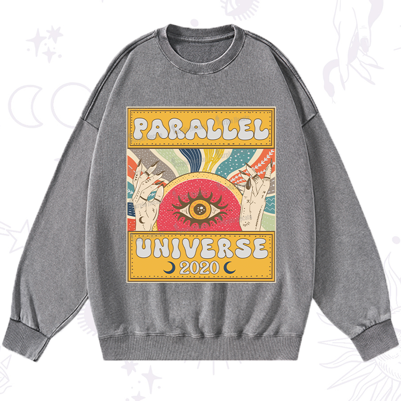 Purplehecate Parallel Universe Washed Sweatshirt