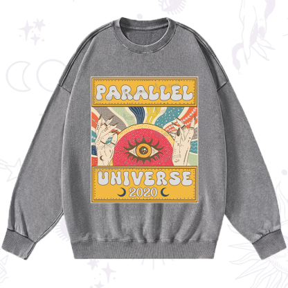 Purplehecate Parallel Universe Washed Sweatshirt