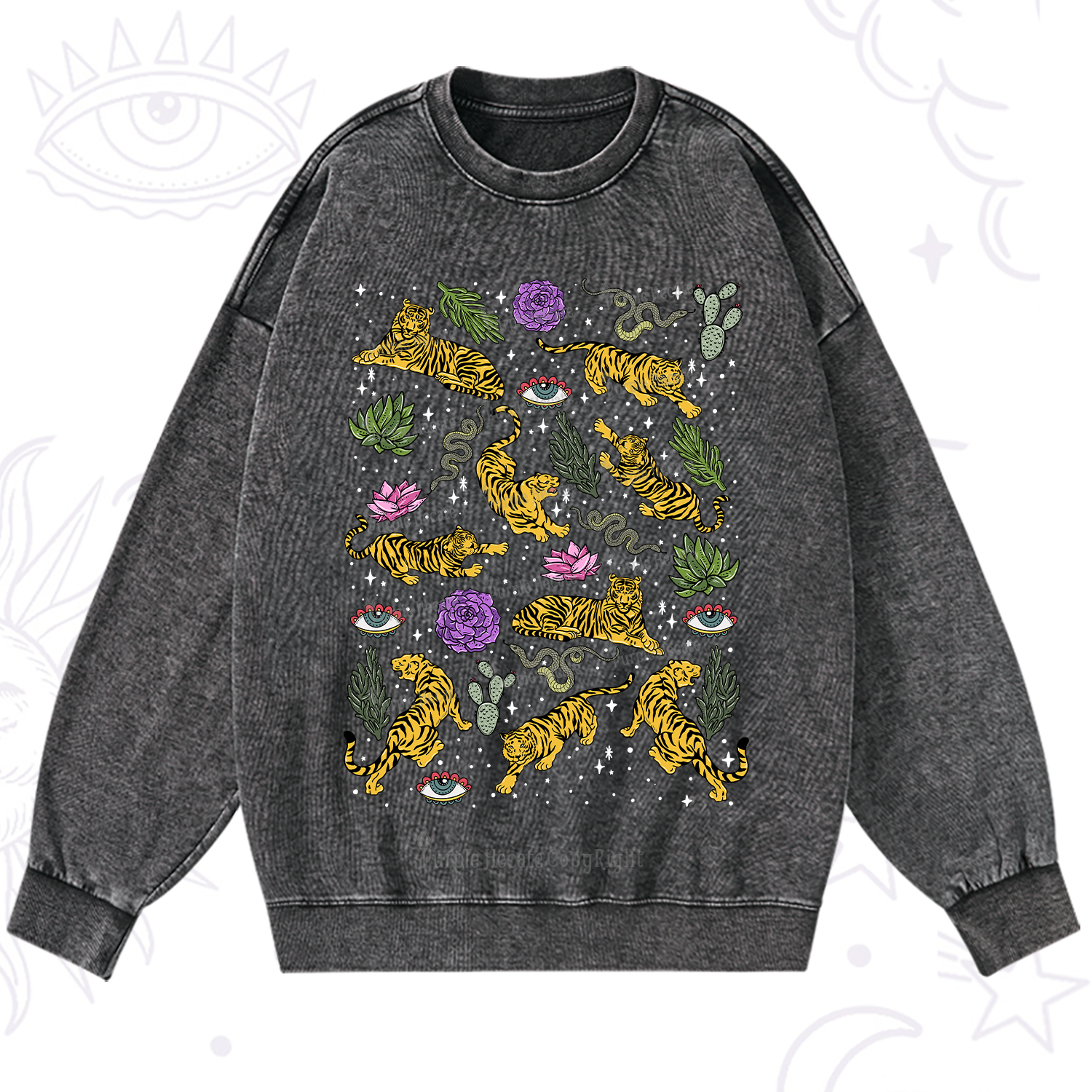 Purplehecate Desert Tiger Washed Sweatshirt