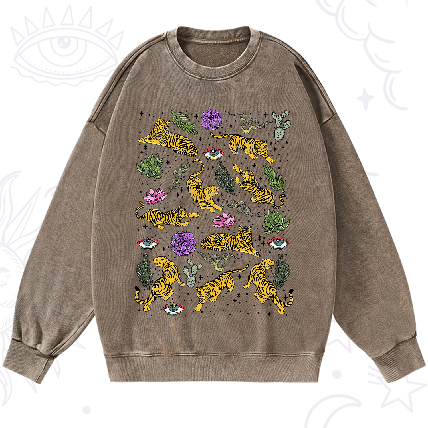 Purplehecate Desert Tiger Washed Sweatshirt