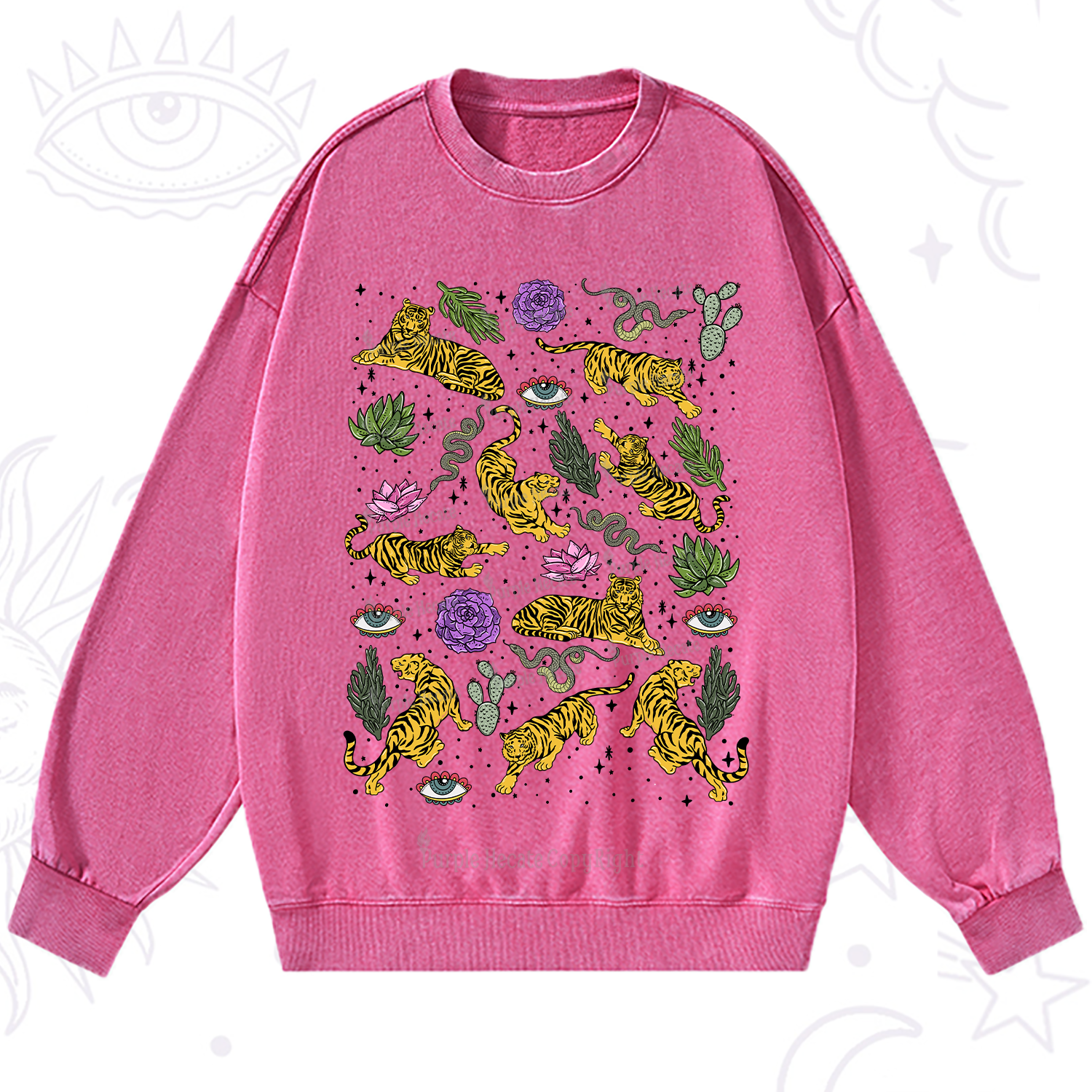Purplehecate Desert Tiger Washed Sweatshirt
