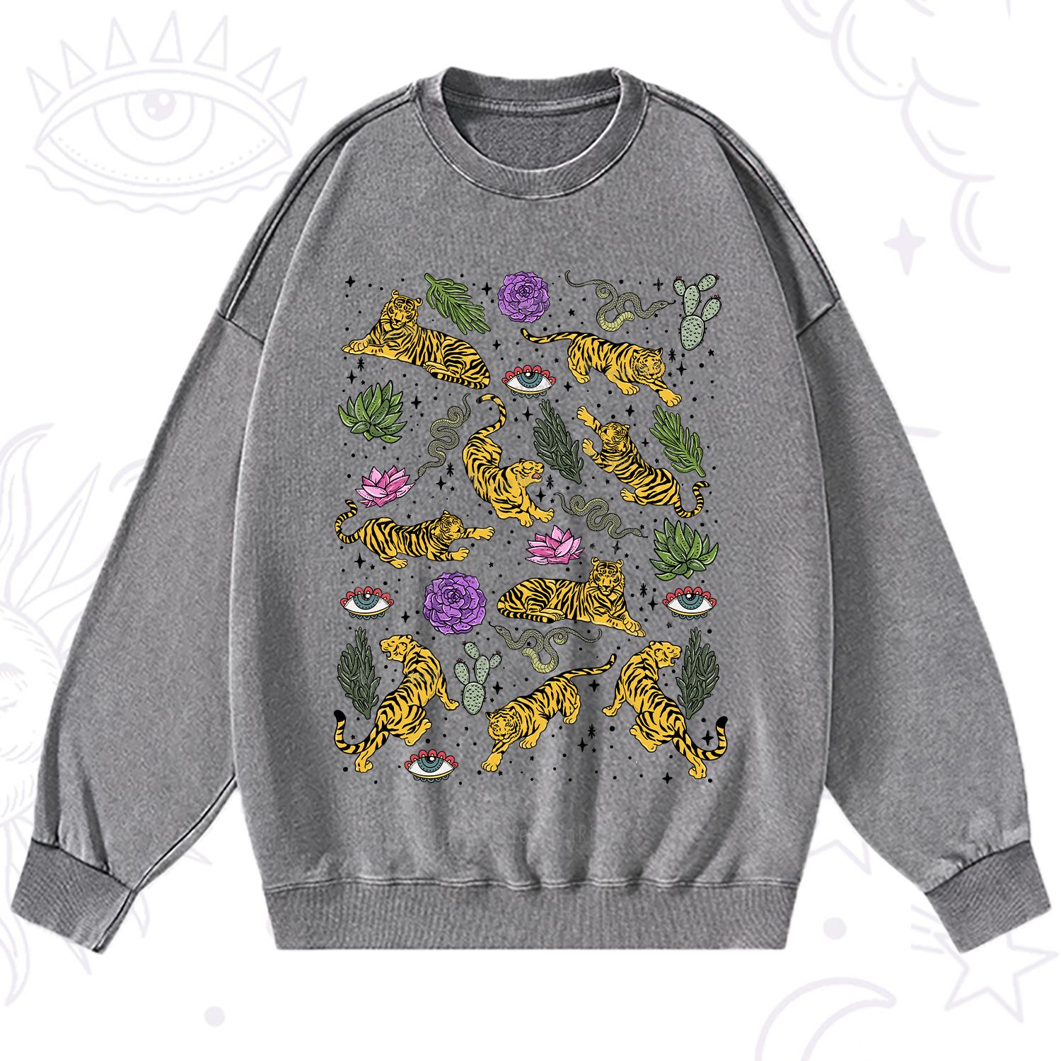 Purplehecate Desert Tiger Washed Sweatshirt