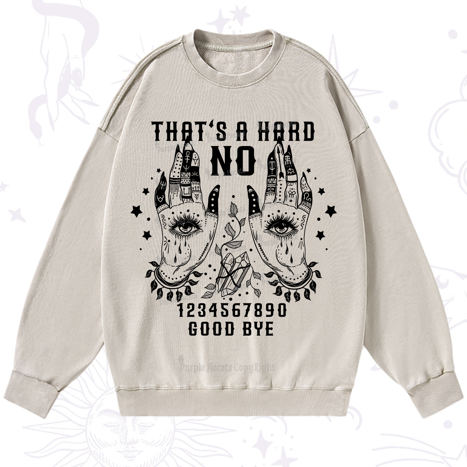 Purplehecate That's A Haro No Washed Sweatshirt